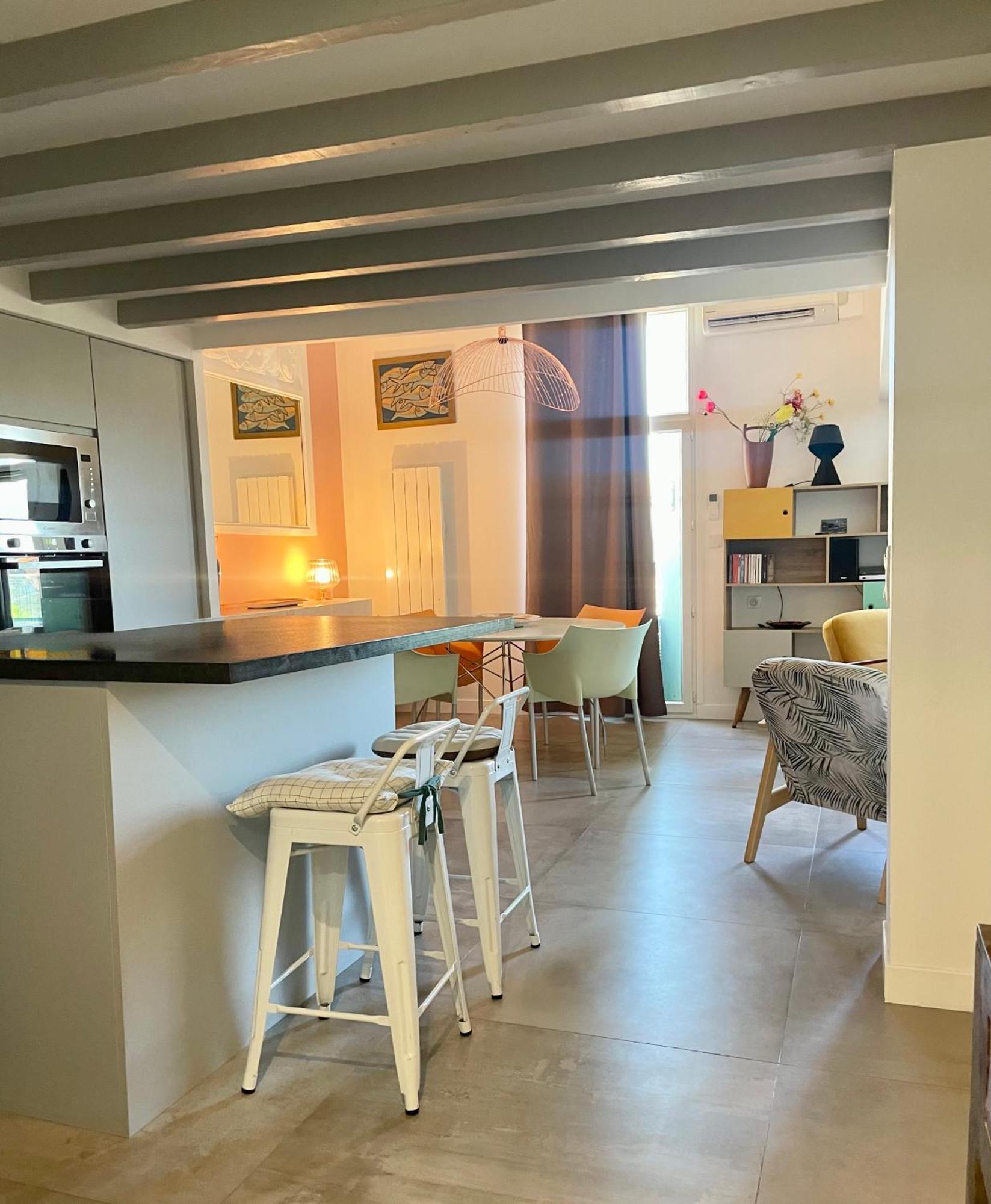 "Zarago 3" T3 Design En Duplex A 2 Pas Du Centre Ville 세테 외부 사진